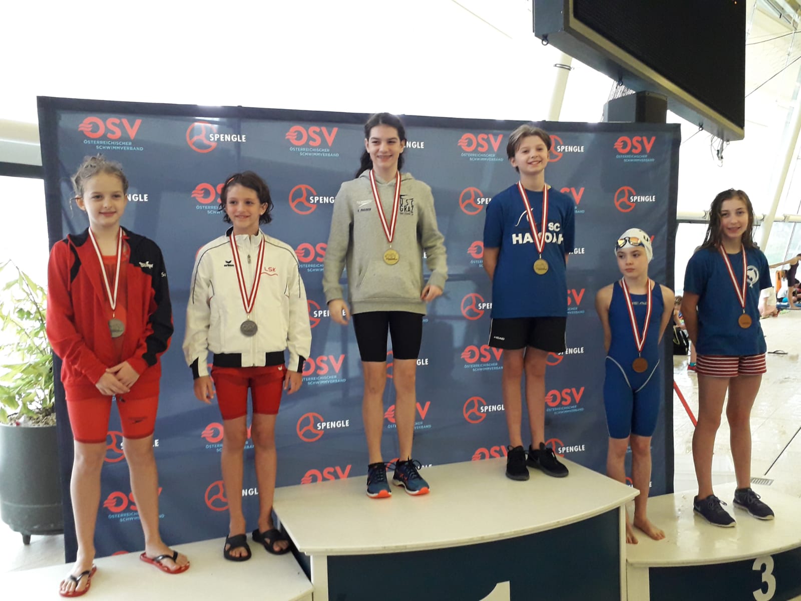 Sara Smarikova bei der Siegerehrung.